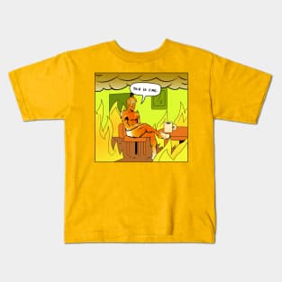 Johnny is Fine Kids T-Shirt